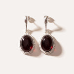 Cherry Red Amber Quintessence Dangle Earrings — Baltic amber and sterling silver jewellery by Baltic Beauty
