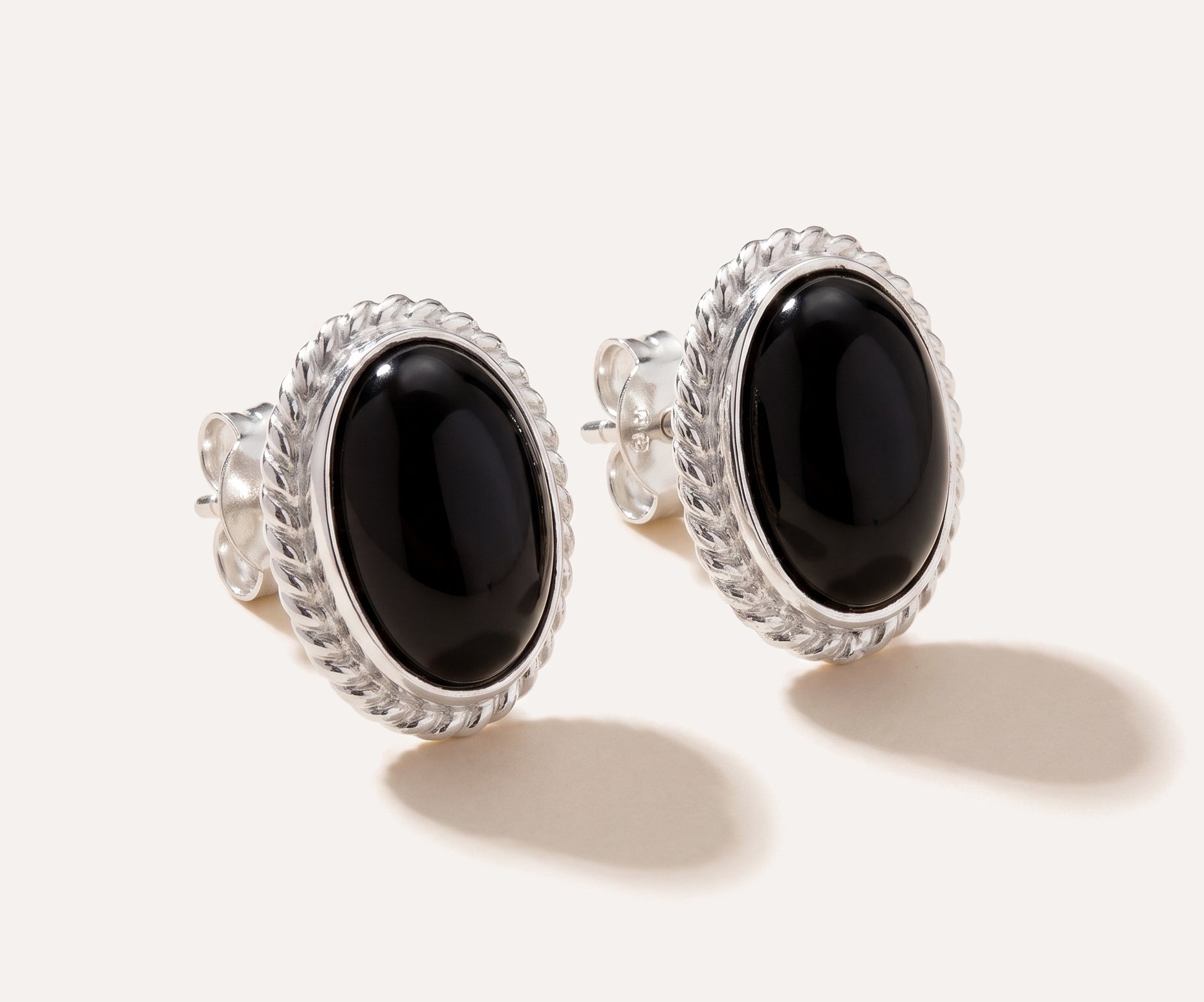 Cherry Red Amber Quintessence Stud Earrings — Baltic amber and sterling silver jewellery by Baltic Beauty
