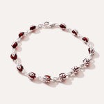 Cherry Red Ladybird Bracelet — Baltic amber and sterling silver jewellery by Baltic Beauty