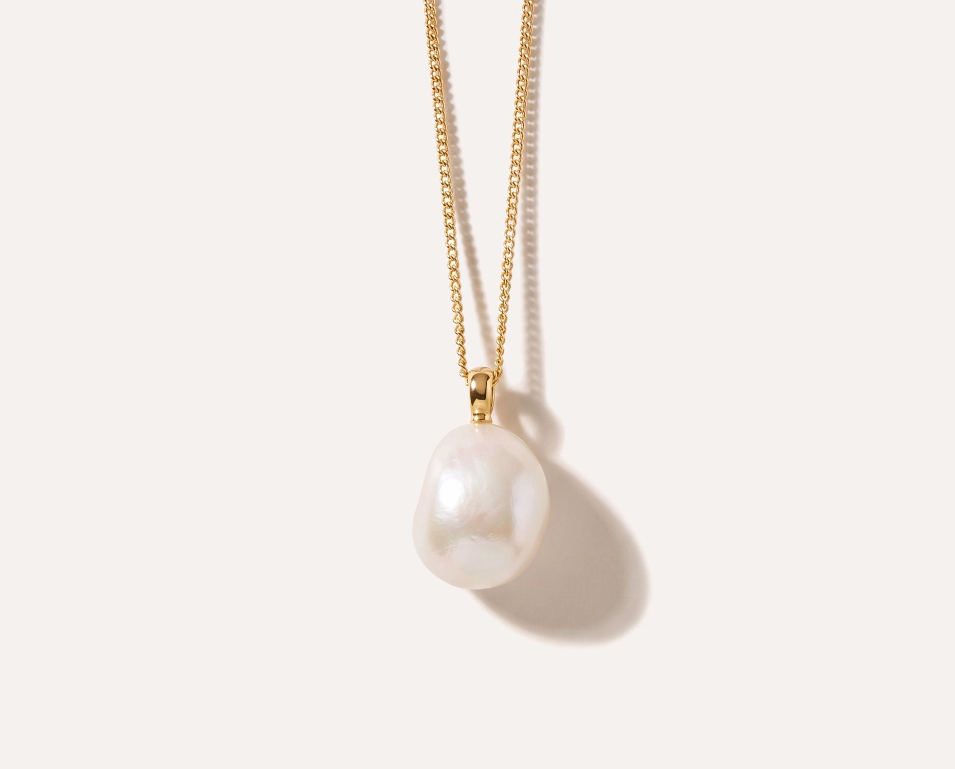 Classic Freshwater Pearl Necklace — Baltic amber and sterling silver jewellery by Baltic Beauty