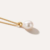 Classic Freshwater Pearl Necklace — Baltic amber and sterling silver jewellery by Baltic Beauty