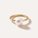 Classic Freshwater Pearl Ring — Baltic amber and sterling silver jewellery by Baltic Beauty