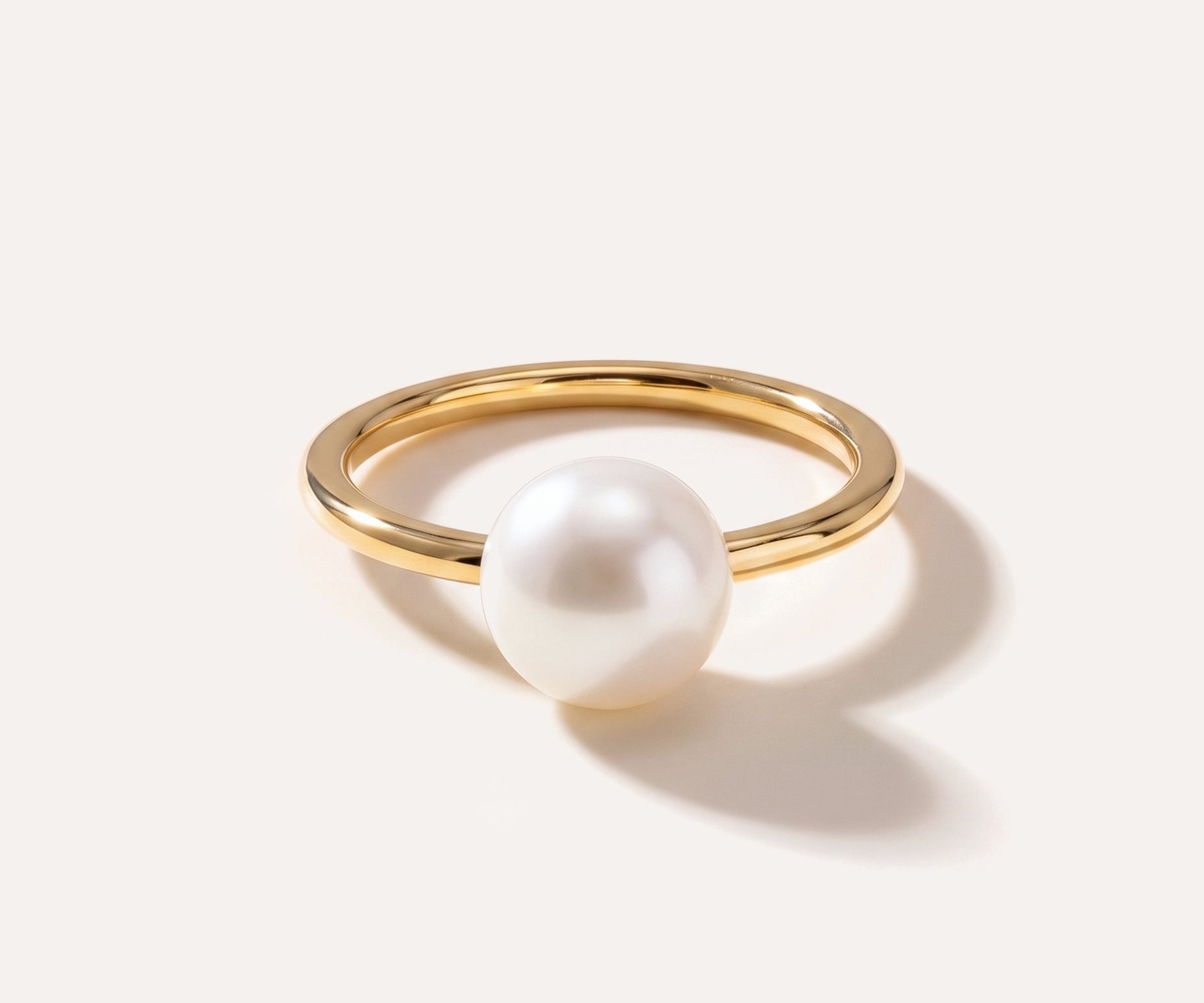 Classic Freshwater Pearl Ring — Baltic amber and sterling silver jewellery by Baltic Beauty