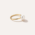 Classic Freshwater Pearl Ring — Baltic amber and sterling silver jewellery by Baltic Beauty