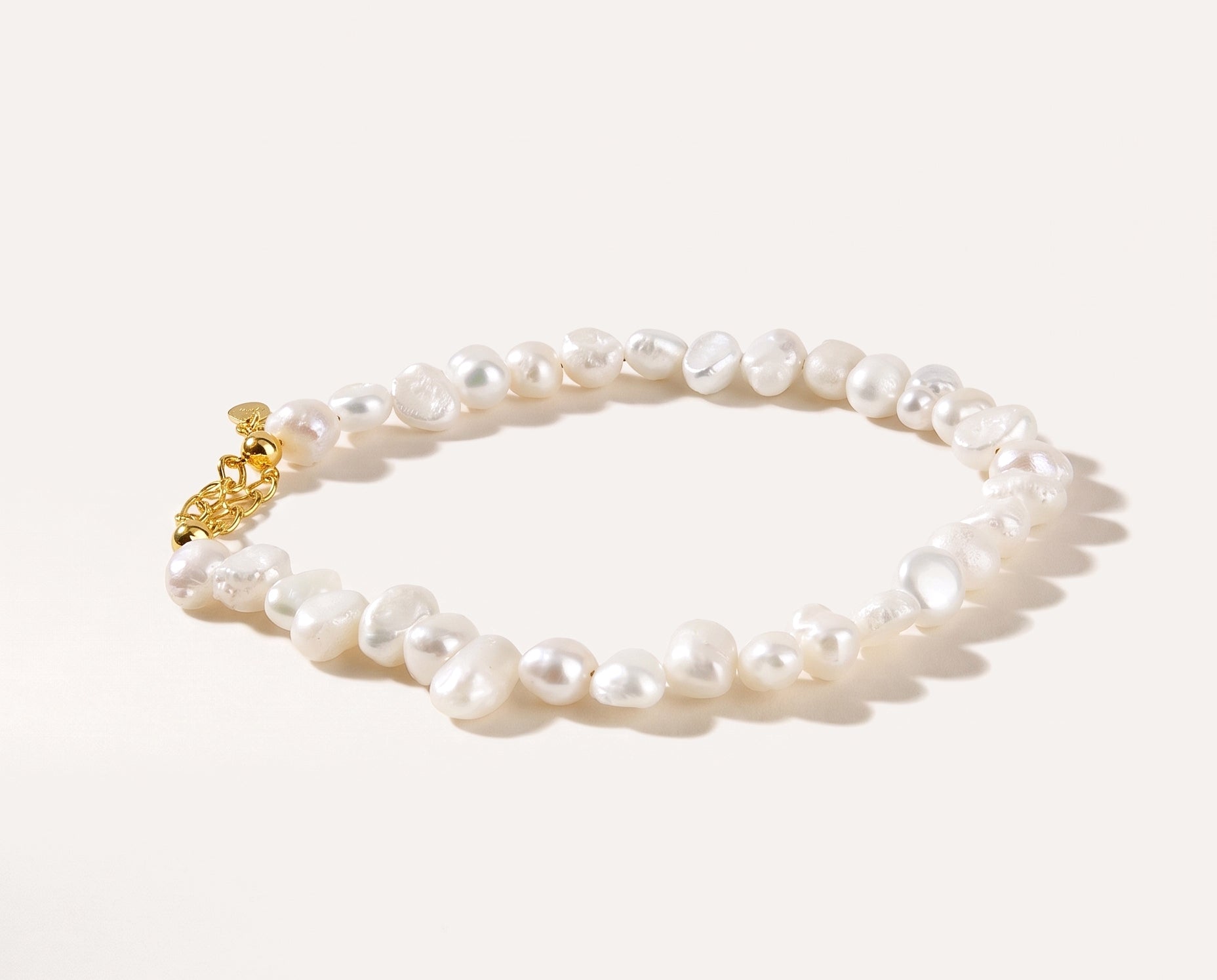 Classic Misshaped Pearl Bracelet — Baltic amber and sterling silver jewellery by Baltic Beauty
