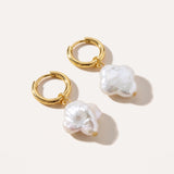 Clover Pearl Earrings — Baltic amber and sterling silver jewellery by Baltic Beauty