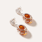 Demi Amber Drop Earrings — Baltic amber and sterling silver jewellery by Baltic Beauty