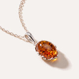 Demi Amber Drop Pendant — Baltic amber and sterling silver jewellery by Baltic Beauty