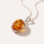Demi Amber Drop Pendant — Baltic amber and sterling silver jewellery by Baltic Beauty