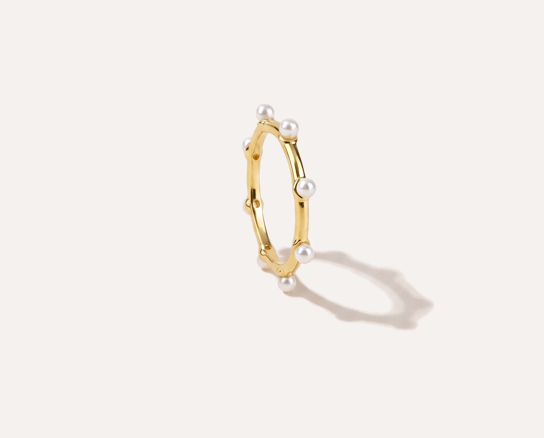 Dot Pearl Ring — Baltic amber and sterling silver jewellery by Baltic Beauty
