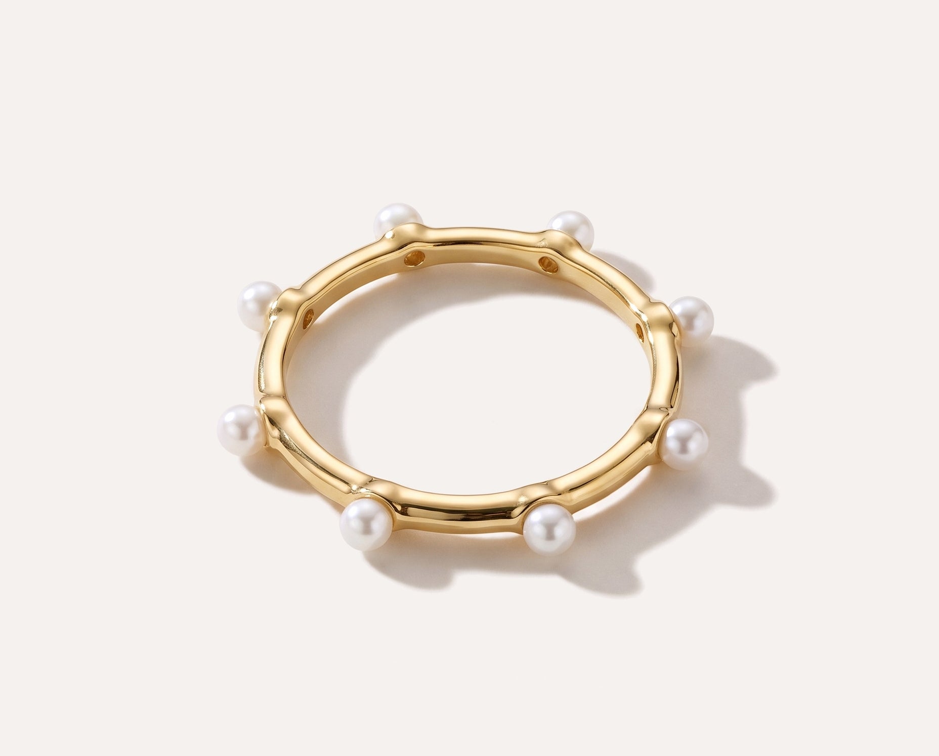 Dot Pearl Ring — Baltic amber and sterling silver jewellery by Baltic Beauty