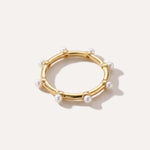 Dot Pearl Ring — Baltic amber and sterling silver jewellery by Baltic Beauty