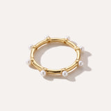 Dot Pearl Ring — Baltic amber and sterling silver jewellery by Baltic Beauty