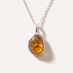 Amber ELEMENT Pendant Necklace — Baltic amber and sterling silver jewellery by Baltic Beauty