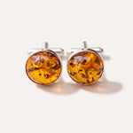 ESSENTIALS Amber Cufflinks — Baltic amber and sterling silver jewellery by Baltic Beauty