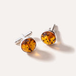 ESSENTIALS Amber Cufflinks — Baltic amber and sterling silver jewellery by Baltic Beauty