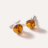 ESSENTIALS Amber Cufflinks — Baltic amber and sterling silver jewellery by Baltic Beauty