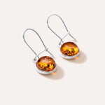 ESSENTIALS Amber Drop Earrings — Baltic amber and sterling silver jewellery by Baltic Beauty