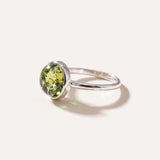 ESSENTIALS Green Amber Solitaire Ring — Baltic amber and sterling silver jewellery by Baltic Beauty
