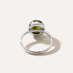 ESSENTIALS Green Amber Solitaire Ring — Baltic amber and sterling silver jewellery by Baltic Beauty