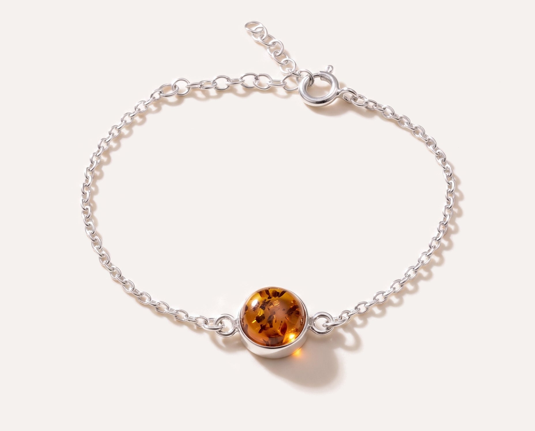 ESSENTIALS Link Chain Amber Bracelet — Baltic amber and sterling silver jewellery by Baltic Beauty