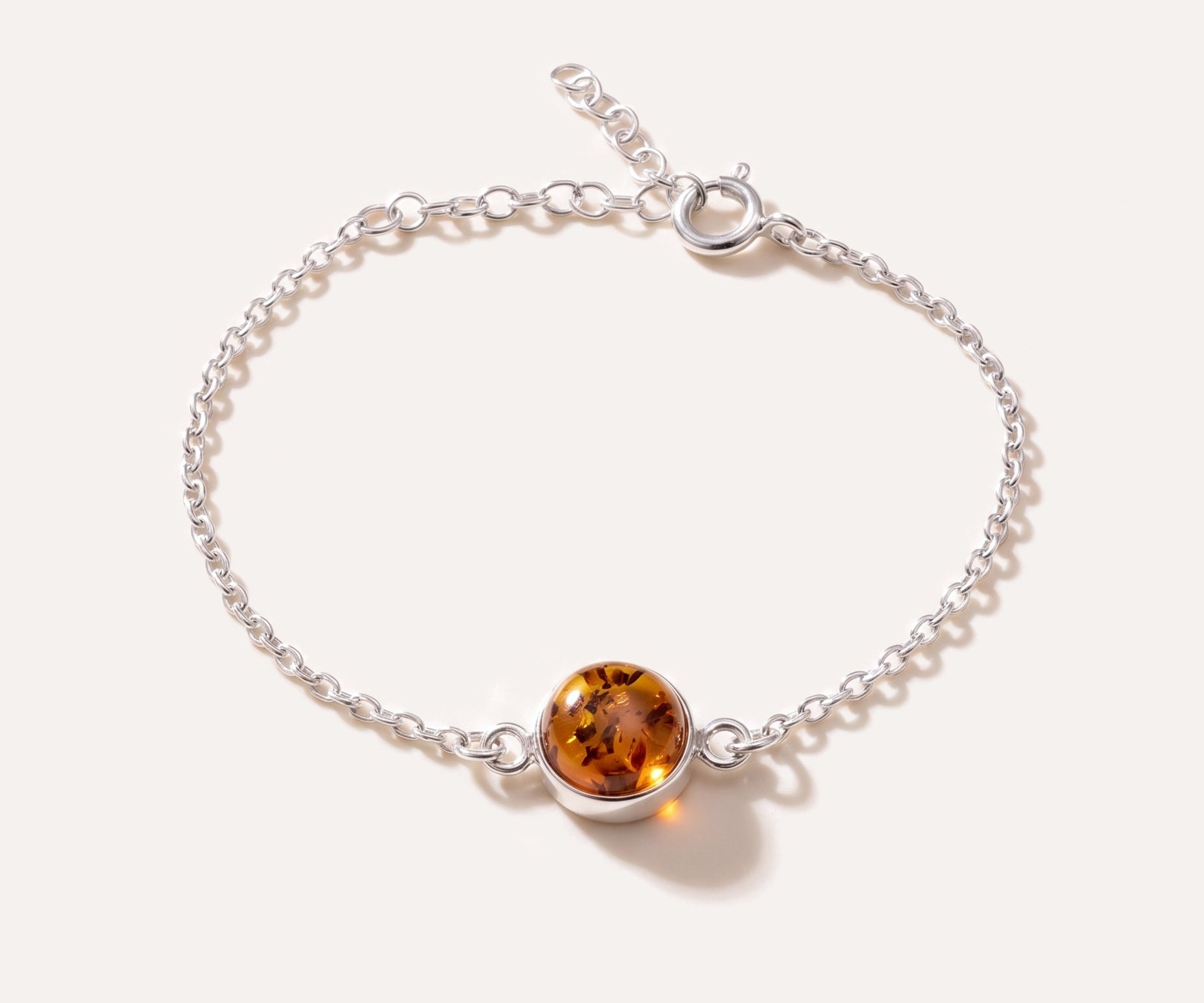 ESSENTIALS Link Chain Amber Bracelet — Baltic amber and sterling silver jewellery by Baltic Beauty