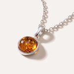 ESSENTIALS Mini Amber Pendant — Baltic amber and sterling silver jewellery by Baltic Beauty