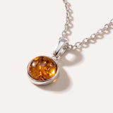 ESSENTIALS Mini Amber Pendant — Baltic amber and sterling silver jewellery by Baltic Beauty
