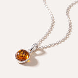 ESSENTIALS Mini Amber Pendant — Baltic amber and sterling silver jewellery by Baltic Beauty