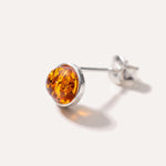 ESSENTIALS Mini Amber Stud Earrings — Baltic amber and sterling silver jewellery by Baltic Beauty