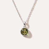 ESSENTIALS Mini Green Amber Pendant — Baltic amber and sterling silver jewellery by Baltic Beauty