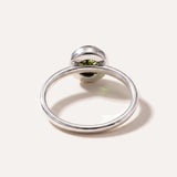 ESSENTIALS Mini Green Amber Stacking Ring — Baltic amber and sterling silver jewellery by Baltic Beauty