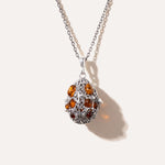 Fabergé Inspired Amber Egg Locket Necklace — Baltic amber and sterling silver jewellery by Baltic Beauty