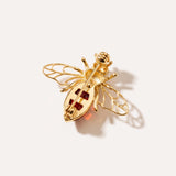 Gold Amber Bee Brooch — Baltic amber and sterling silver jewellery by Baltic Beauty