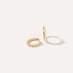Hoop Pearl Earrings — Baltic amber and sterling silver jewellery by Baltic Beauty