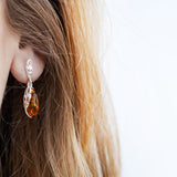 Oval Dangle Earrings - Baltic Beauty