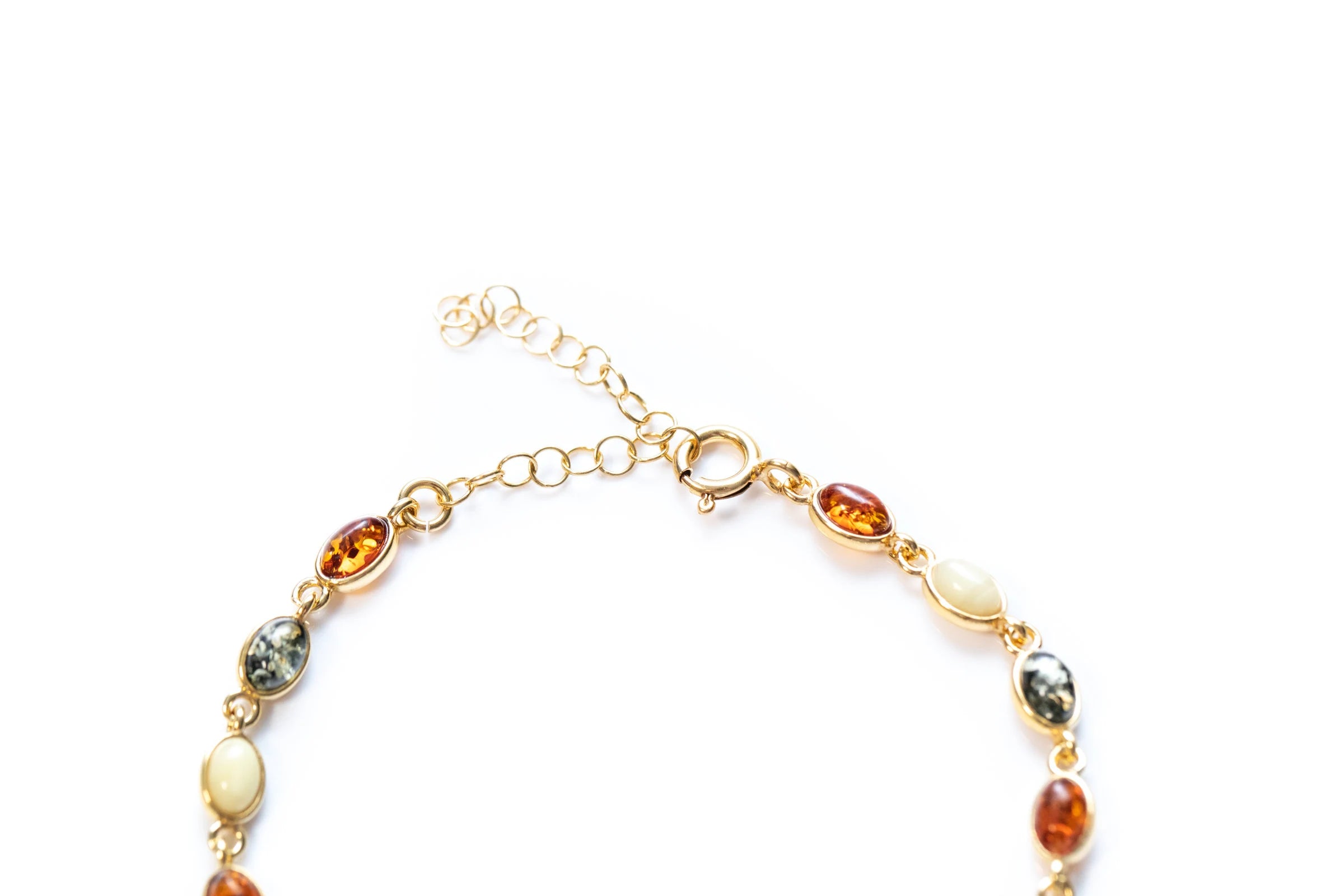 Multicoloured Gold Bracelet - Baltic Beauty