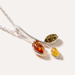 Little Multicolour Amber Pendant — Baltic amber and sterling silver jewellery by Baltic Beauty