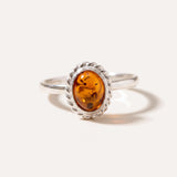 Mini Amber Quintessence Ring — Baltic amber and sterling silver jewellery by Baltic Beauty