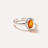 Mini Amber Quintessence Ring — Baltic amber and sterling silver jewellery by Baltic Beauty