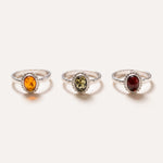 Mini Amber Quintessence Ring — Baltic amber and sterling silver jewellery by Baltic Beauty