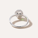 Mini Green Amber Quintessence Ring — Baltic amber and sterling silver jewellery by Baltic Beauty