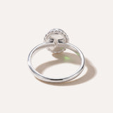 Mini Green Amber Quintessence Ring — Baltic amber and sterling silver jewellery by Baltic Beauty