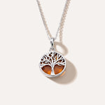 Mini Tree of Life Pendant — Baltic amber and sterling silver jewellery by Baltic Beauty