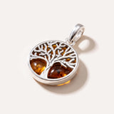 Mini Tree of Life Pendant — Baltic amber and sterling silver jewellery by Baltic Beauty