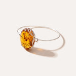 Modern Baltic Amber Fixed Bangle — Baltic amber and sterling silver jewellery by Baltic Beauty