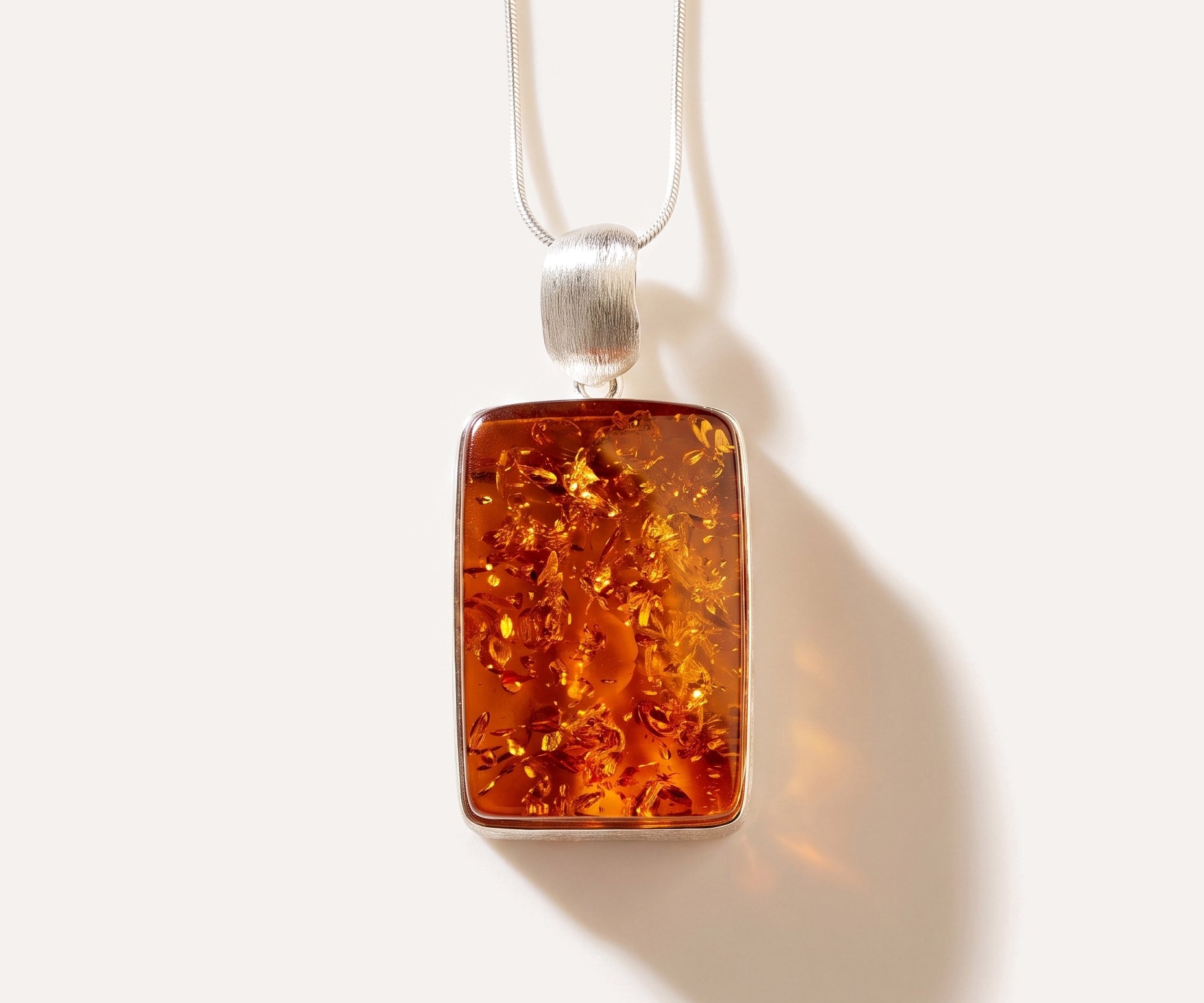 OOAK Relic Amber Pendant — Baltic amber and sterling silver jewellery by Baltic Beauty