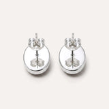 Oval Amber Stud Earrings — Baltic amber and sterling silver jewellery by Baltic Beauty
