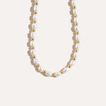 Pearl Link Necklace — Baltic amber and sterling silver jewellery by Baltic Beauty