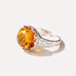 Princess Crown Amber Ring — Baltic amber and sterling silver jewellery by Baltic Beauty